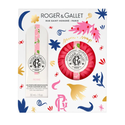 ROSE Coffret Eau Parfumée Bienfaisante 30ml et son savon 100g