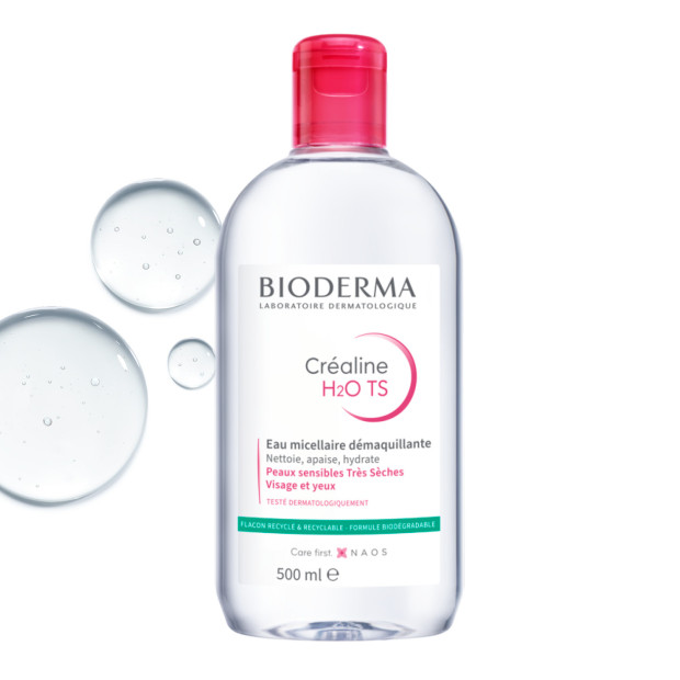 Bioderma CRÉALINE T.S. H2O Eau micellaire, 500ml | Parashop.com