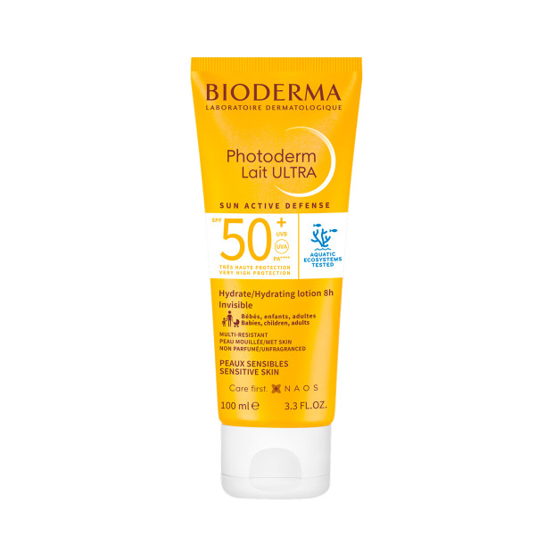 Bioderma PHOTODERM Lait Ultra SPF50+ Non Parfumé, 100ml | Parashop.com