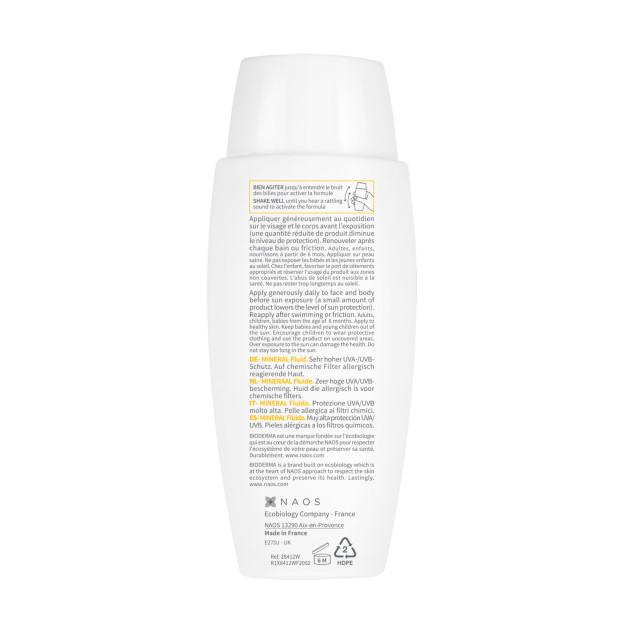 Bioderma PHOTODERM Minéral fluide SPF50+, 75g | Parashop.com