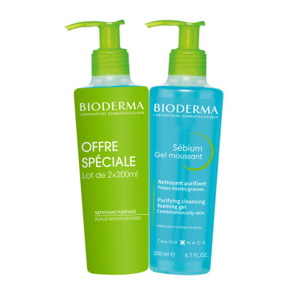 Bioderma SÉBIUM Moussant, 2x200ml | Parashop.com