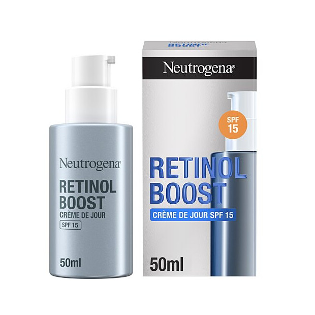 Neutrogena RETINOL BOOST Crème Hydratante de Jour SPF15, 50ml | Parashop.com