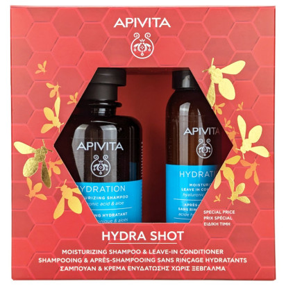 Apivita Coffret Hydra Shot Shampoing + Après Shampoing | Parashop.com