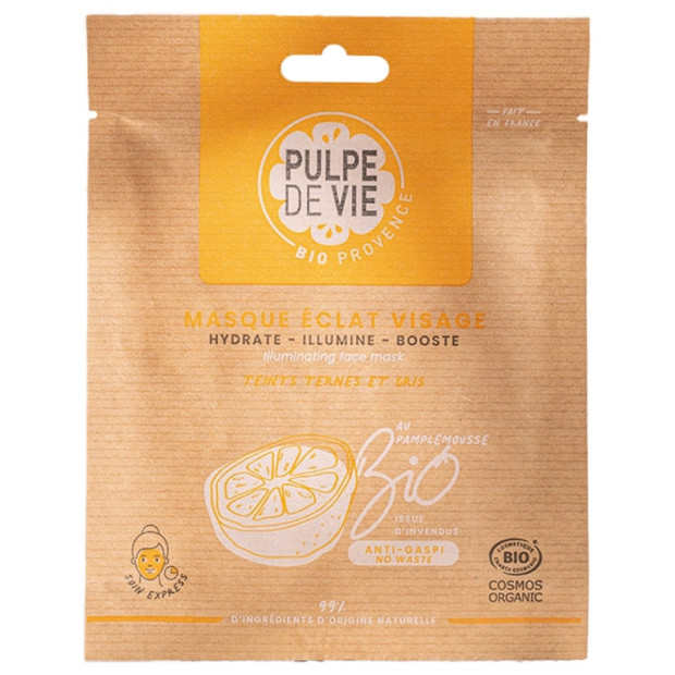 Pulpe de Vie Masque Éclat Visage Margar' Éclat, 1 Masque | Parashop.com