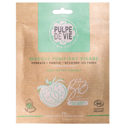 Pulpe de Vie Masque Purifiant Visage Piña Tomata Bio, 1 masque | Parashop.com