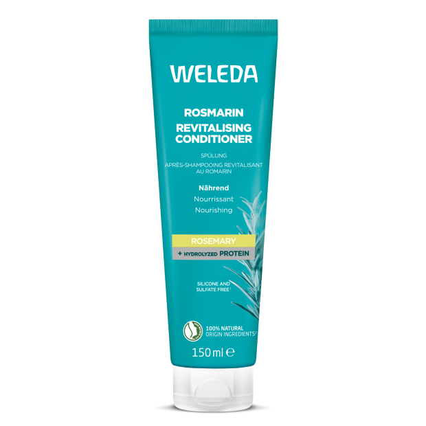 WELEDA ROMARIN Après-Shampooing Revitalisant au Romarin Cheveux Secs Sans Volume, 150ml | Parashop.com