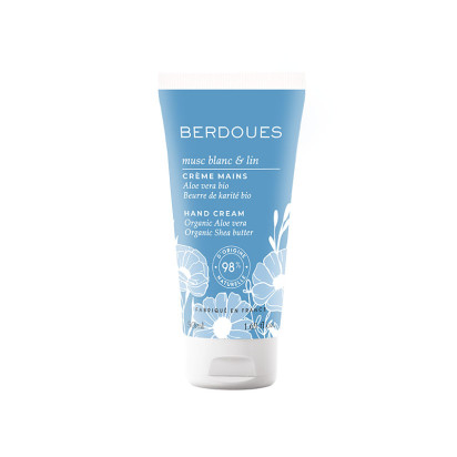 Berdoues Crème Mains Musc Blanc & Lin, 50ml | Parashop.com