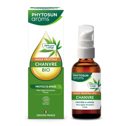 Phytosun Aroms Huile Végétale de Chanvre bio, 50ml | Parashop.com