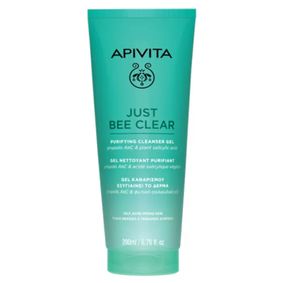 Apivita JUST BEE Clear Gel Nettoyant Purifiant, 200ml | Parashop.com