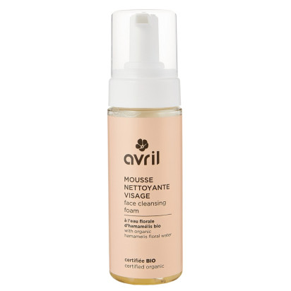 Avril Mousse Nettoyante Visage Certifiée Bio, 150ml | Parashop.com