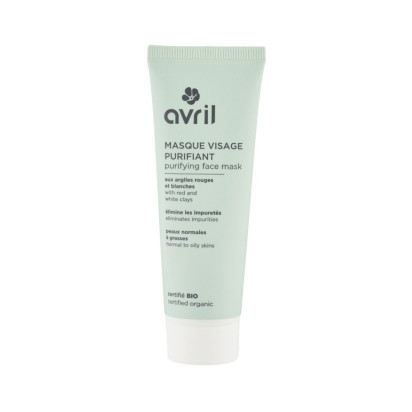 Avril Masque Visage Purifiant Certifié Bio, 50ml | Parashop.com