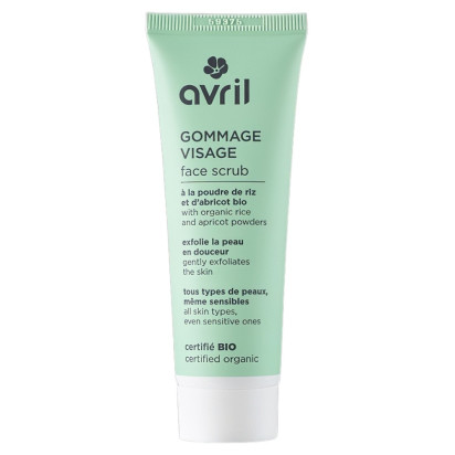 Avril Gommage visage Certifié Bio, 50ml | Parashop.com