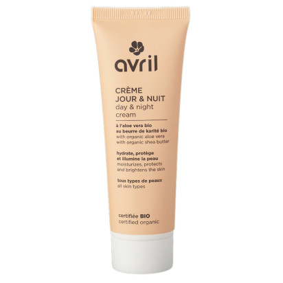 Avril Crème Jour et Nuit Certifiée Bio, 50ml | Parashop.com