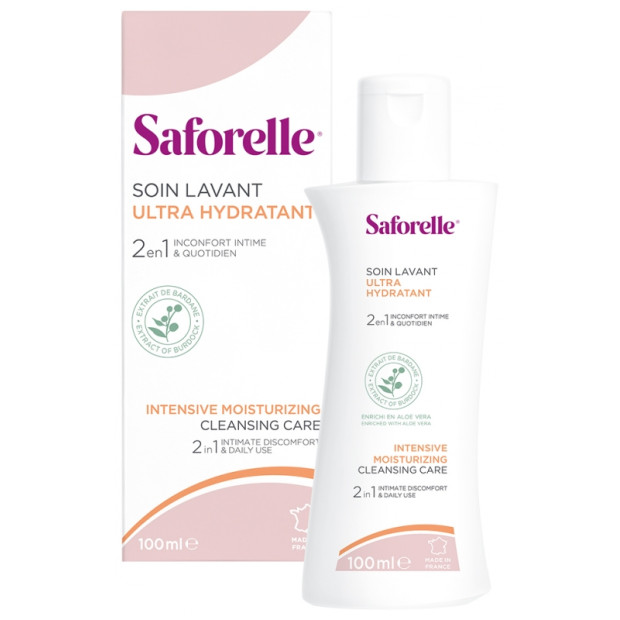 Saforelle Soin Lavant Ultra-Hydratant, 100ml | Parashop.com