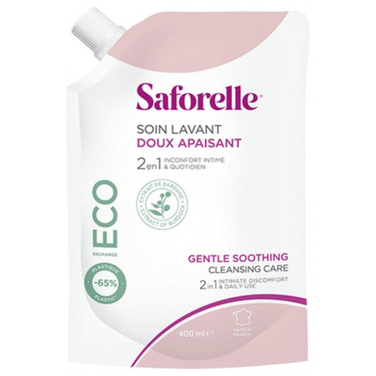 Saforelle Recharge Soin Lavant Doux, 400ml | Parashop.com