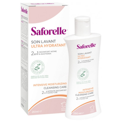 Saforelle Soin Lavant Ultra-Hydratant, 250ml | Parashop.com