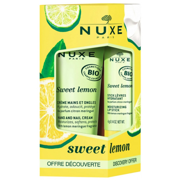 Nuxe Sweet Lemon Duo Mains Lèvres Gourmand | Parashop.com