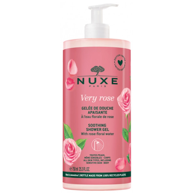 Nuxe Very rose Gelée de Douche Apaisante, 750ml | Parashop.com