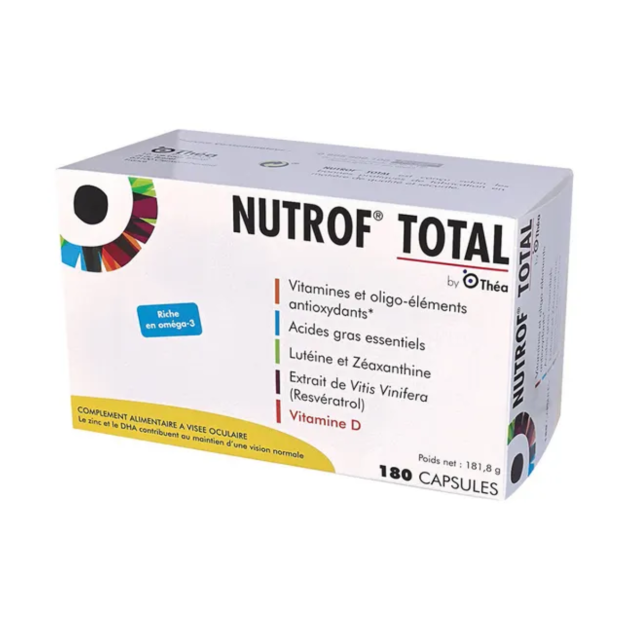 Nutrof Total Complément Maintien Vision Normale, 180 capsules