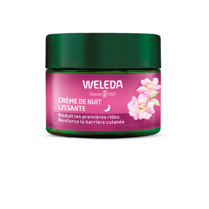 Weleda ROSE MUSQUÉE & THÉ BLANC Crème Nuit Lissante, 40ml | Parashop.com