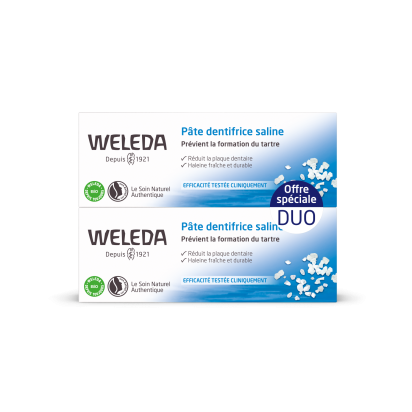 Weleda Pâte Dentifrice Saline, Lot 2X75ml | Parashop.com