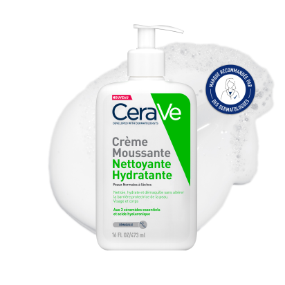 Crème Moussante Nettoyante Hydratante Visage, 473ml/Parashop.com