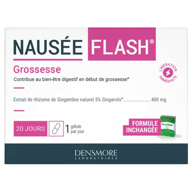 Densmore Nausée Flash Grossesse, 20 gélules | Parashop.com