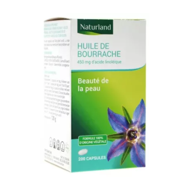 Huile de Bourrache, 200 capsules - Parashop.com