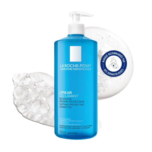 LIPIKAR Gel Douche Apaisant Protecteur, 750ml  La Roche-Posay - Parashop.com