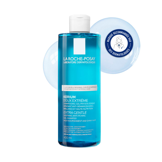 KERIUM Shampoing doux, 400ml La Roche-Posay - Parashop.com