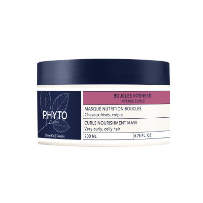 Phyto Boucles Intenses Masque Nutrition Boucles Cheveux Frisés et Crépus, 200ml | Parashop.com