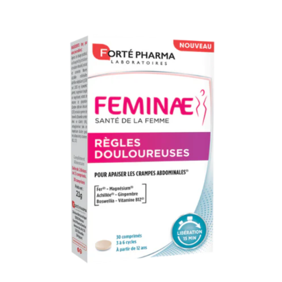 Feminae Règles Douloureuses, 30 Comprimés - Parashop.com