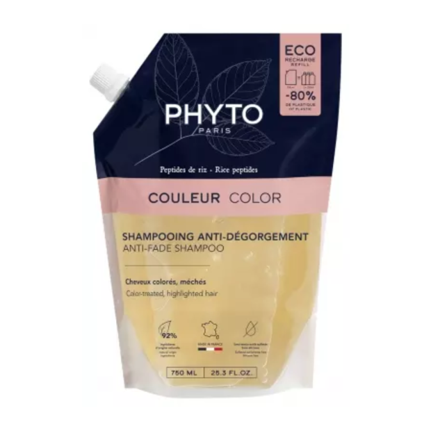 Couleur Shampooing Anti-Dégorgement Cheveux Colorés Ou Méchés Recharge, 750ml - Parashop.com