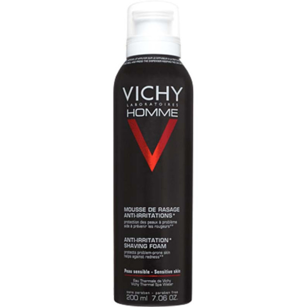 HOMME, Mousse à Raser Anti-Irritations, 200ml Vichy - Parashop