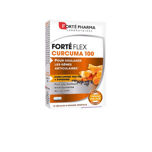 Forté Pharma Forté Flex Forte Pharma Curcuma 100 15 Capsules 15 Gélules -  Easypara