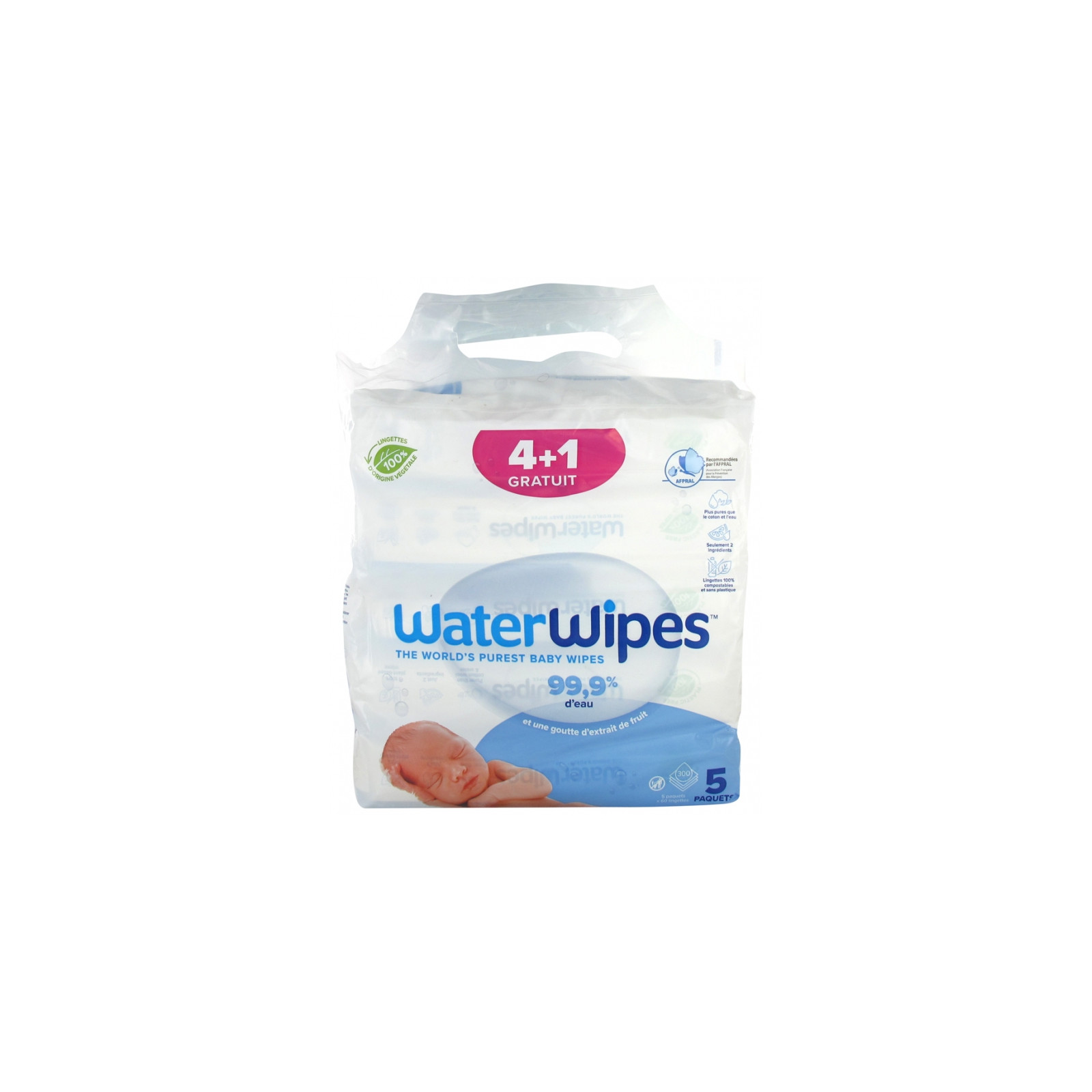Lingettes WaterWipes (3x48 pièces), 144 pièces