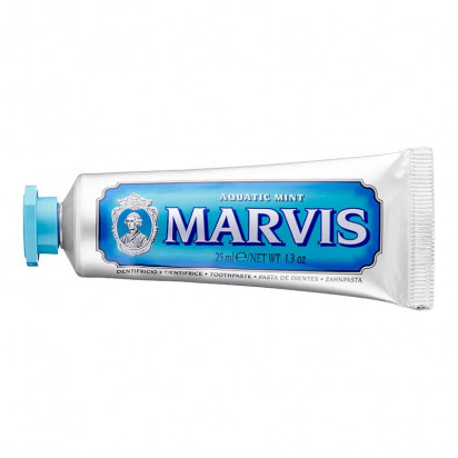 Dentifrice menthe aquatique bleu, 25ml Marvis - Parashop