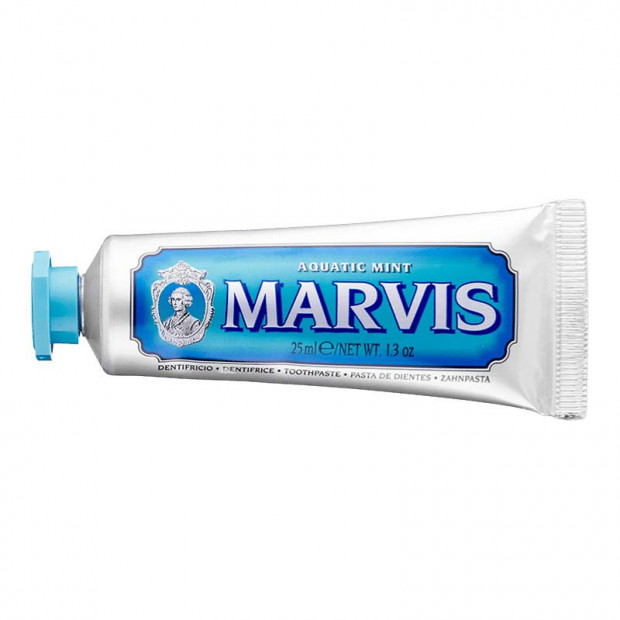 Dentifrice menthe aquatique bleu, 25ml Marvis - Parashop